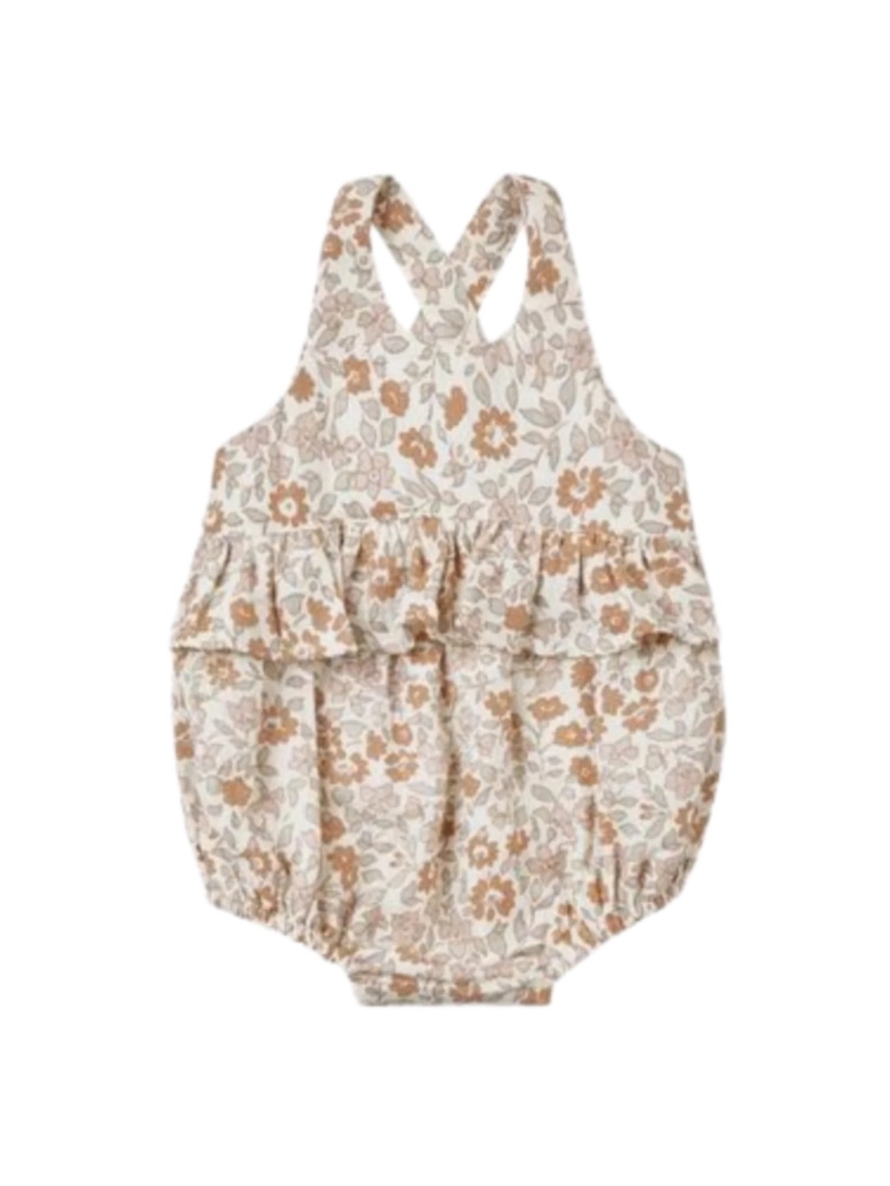 QUINCY MAE Baby Garden Penny Romper- Size 3-6 month
